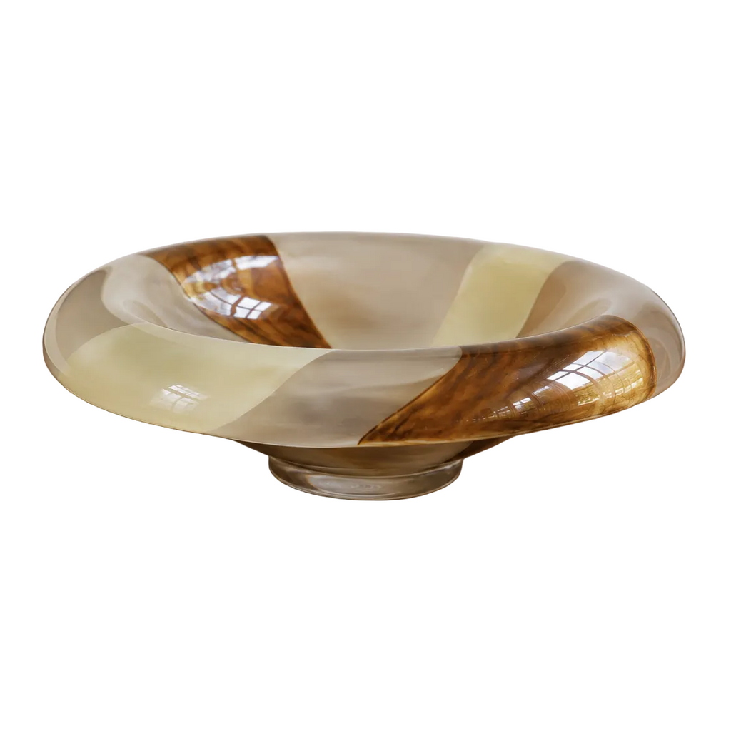 Marbled Glass Bowl
