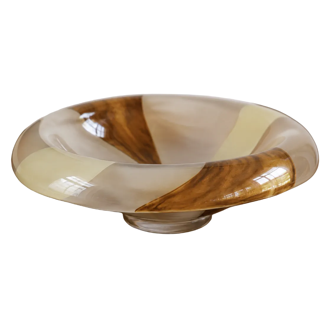 Marbled Glass Bowl
