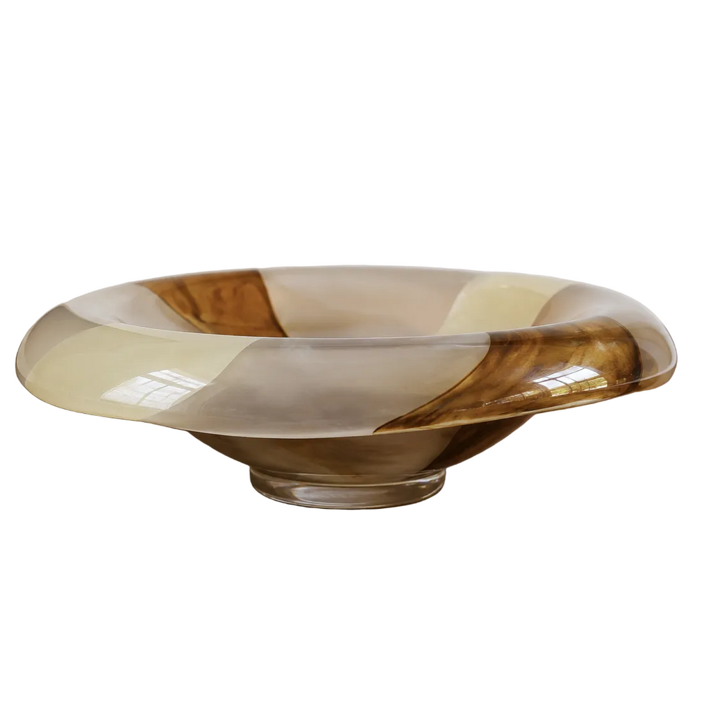 Marbled Glass Bowl
