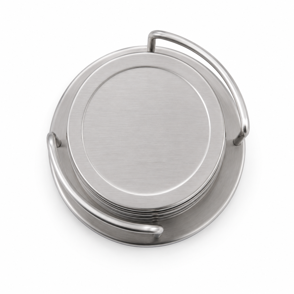 Stainless Steel Coaster Set (6)