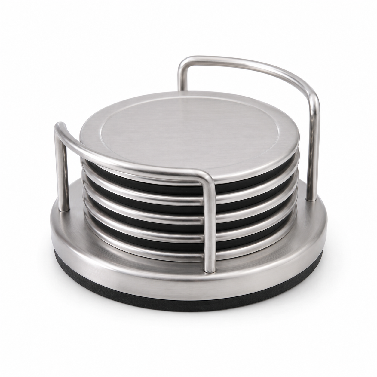 Stainless Steel Coaster Set (6)