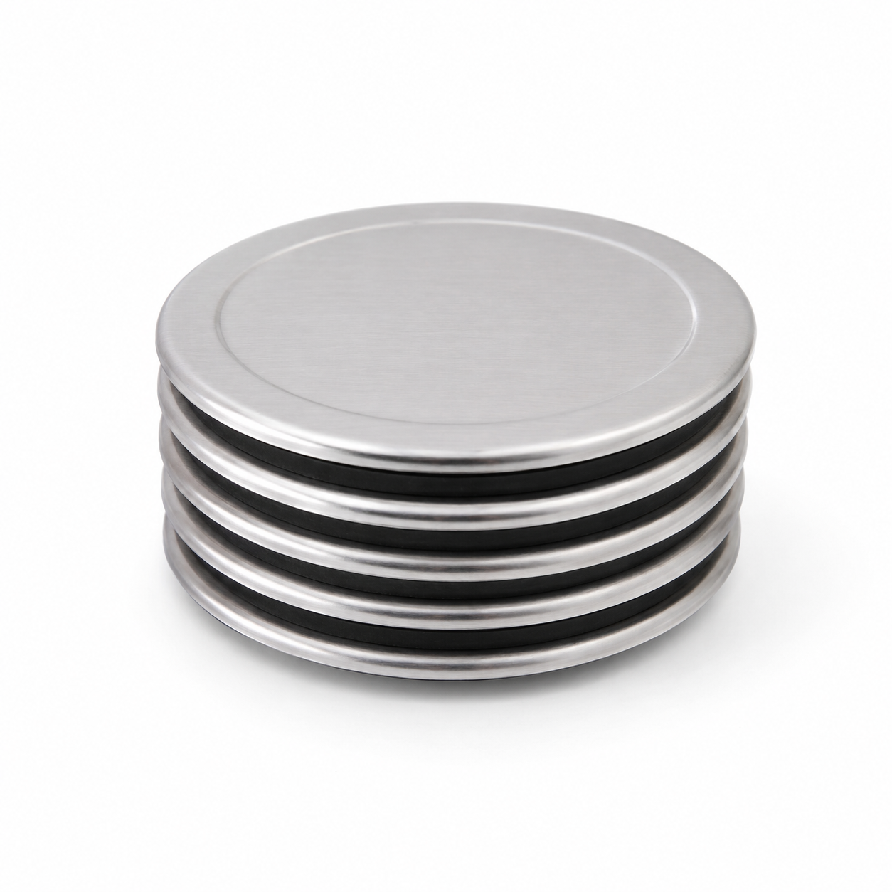 Stainless Steel Coaster Set (6)
